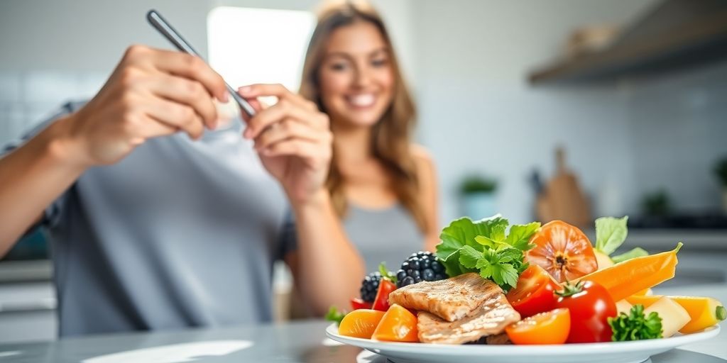 Healthy food and active lifestyle